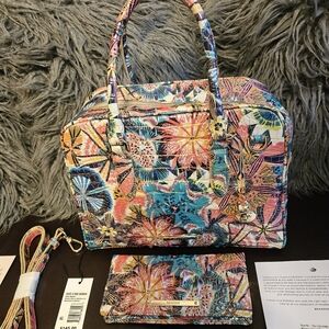 *CYBER SALE!* Brahmin Marissa & Ady Wallet Set - Desert Bloom - New!